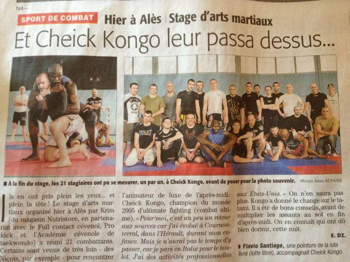 Stage Cheick Kongo Ales