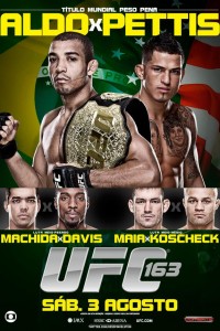 UFC 163 poster