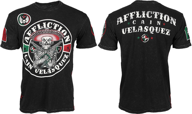 Cain Velasquez walkout t shirt UFC 166 black edition