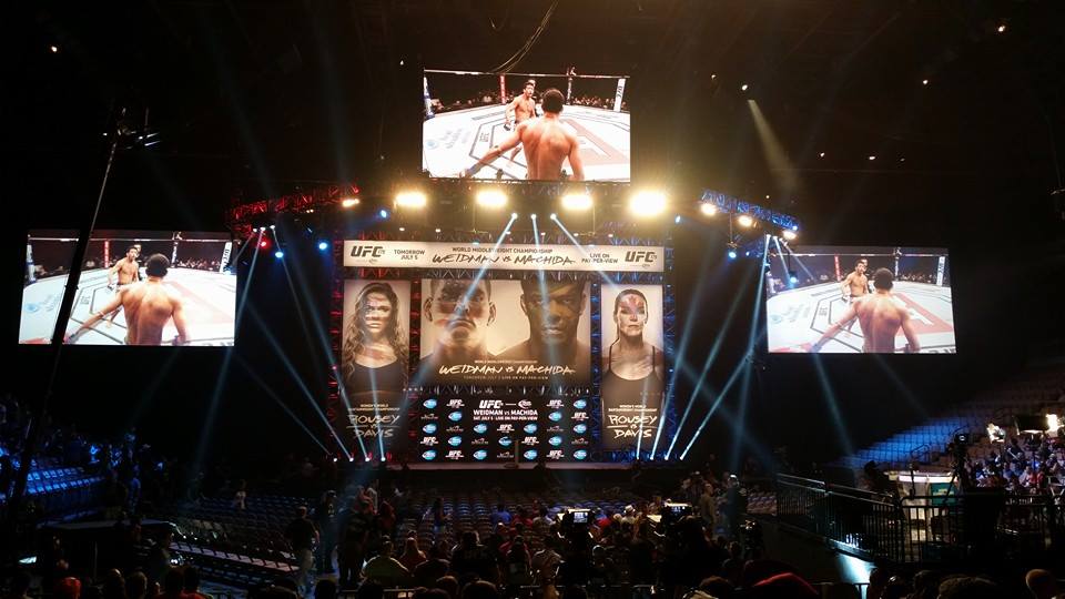 Pesée UFC 175 Chris Weidman Lyoto Machida Ronda Rousey Alexis Davis